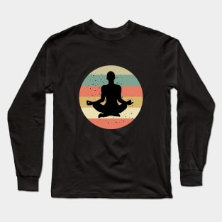 Meditation vintage Long Sleeve T-Shirt